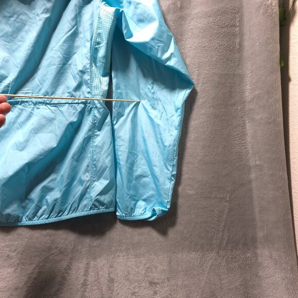 Danskin Now Women’s Loose Fit Woven Track Jacket Size Small Blue – Read - Picture 7 of 8